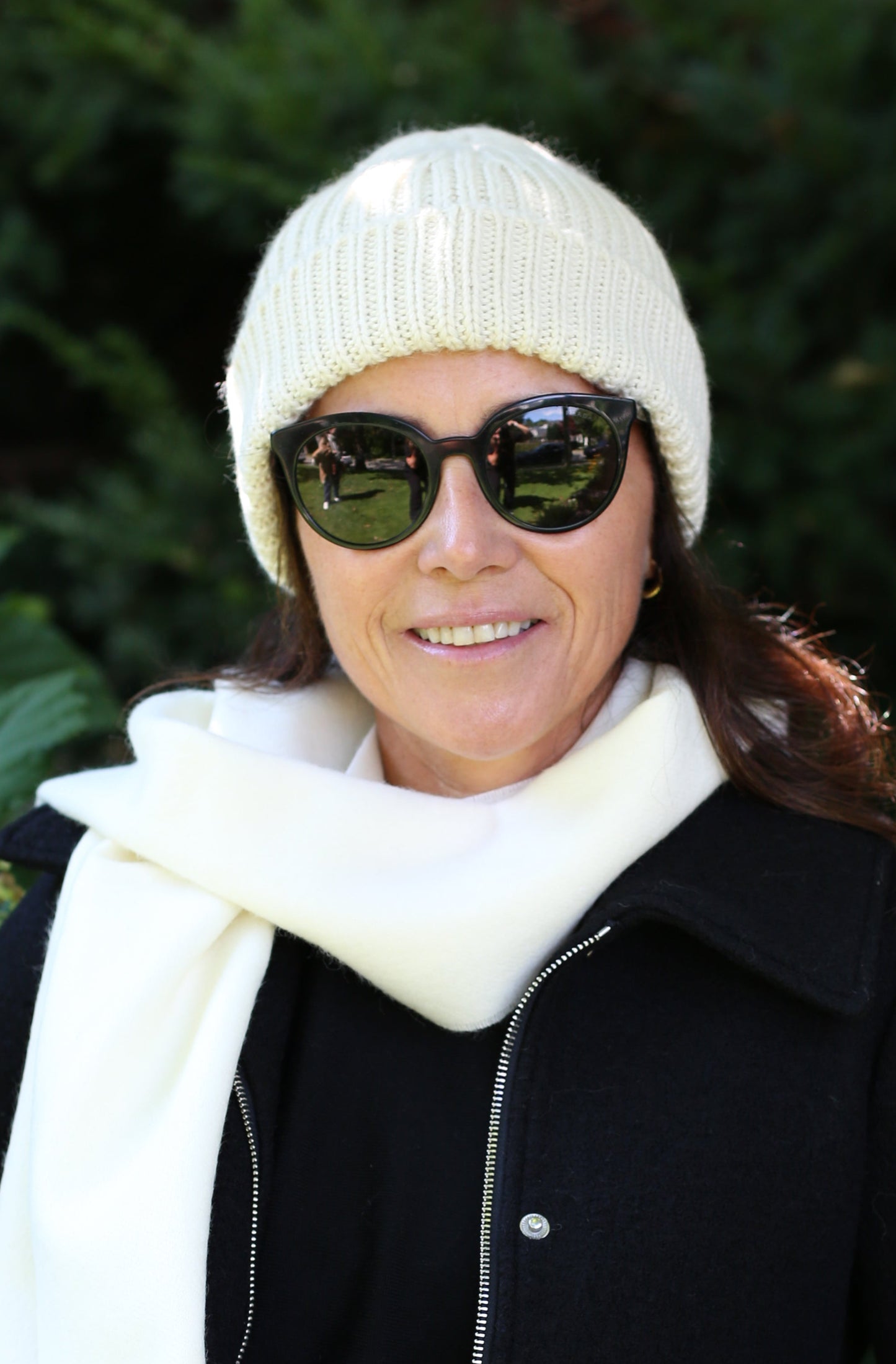 100% Baby Alpaca Toque – Unisex Winter Hat Ivory