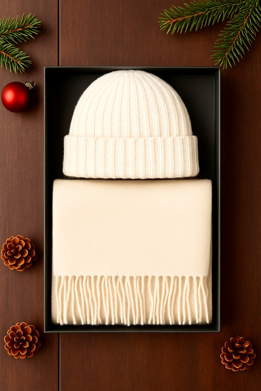 Alpaca Gift Set – Scarf & Toque, Winter Hat